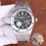 Swiss Quality Audemars Piguet Royal Oak 15202 Gray Dial Watch Copy Citizen 8215_th.jpg